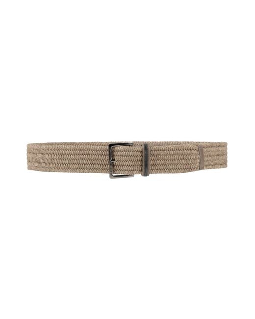 Brunello Cucinelli Natural Belts