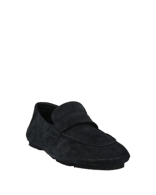 Officine Creative Black Loafers Leather