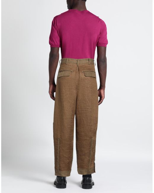 Ziggy Chen Brown Trouser for men