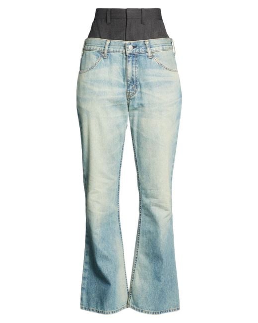 Junya Watanabe Blue Jeans Cotton, Wool