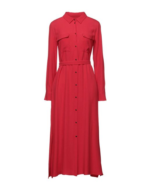 Momoní Midi Dress in Red | Lyst
