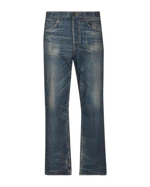 Rag & Bone Blue Pants Cotton, Elastane for men
