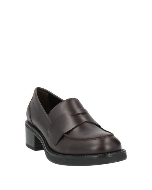 Frau Black Dark Loafers Leather