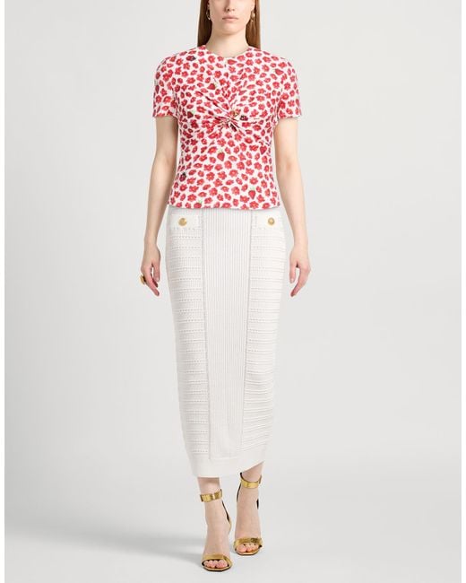 Versace Red Top Silk, Elastane