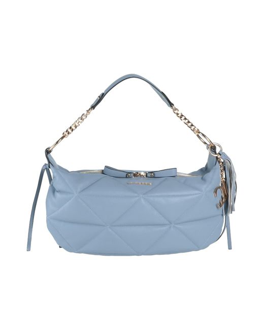 La Carrie Blue Pastel Handbag Textile Fibers