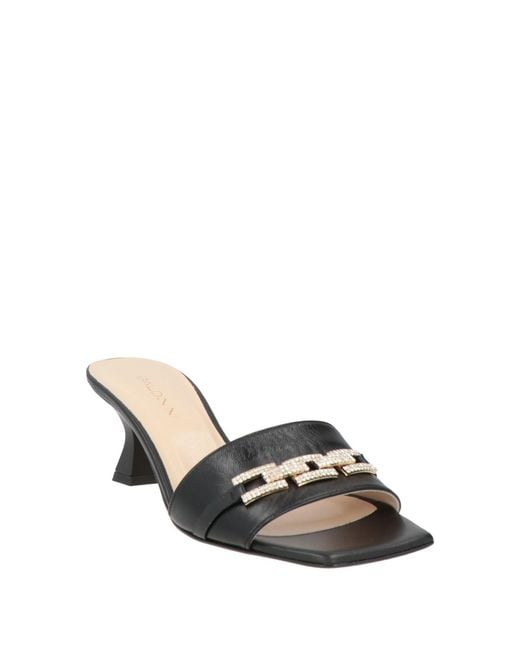 Baldinini Metallic Sandals Leather