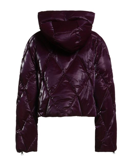 Versace Jeans Couture Purple Pufferjacke & Daunenjacke
