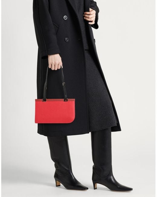 Valextra Red Shoulder Bag