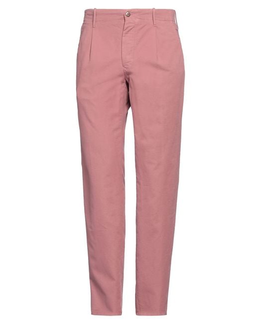 Incotex Pink Trouser for men