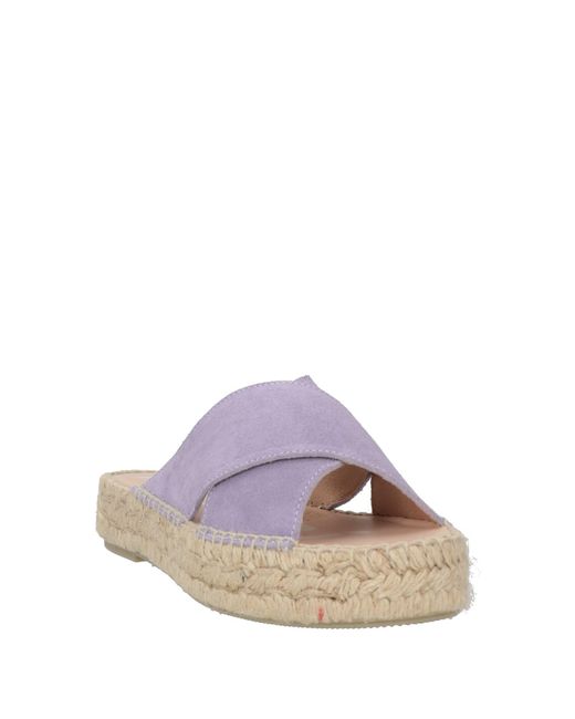 Manebí Purple Lilac Espadrilles Leather