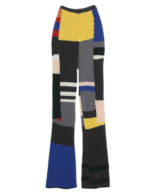 Eckhaus Latta Blue Pants Wool, Polyamide
