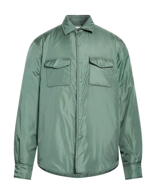Aspesi Green Military Jacket Polyamide for men