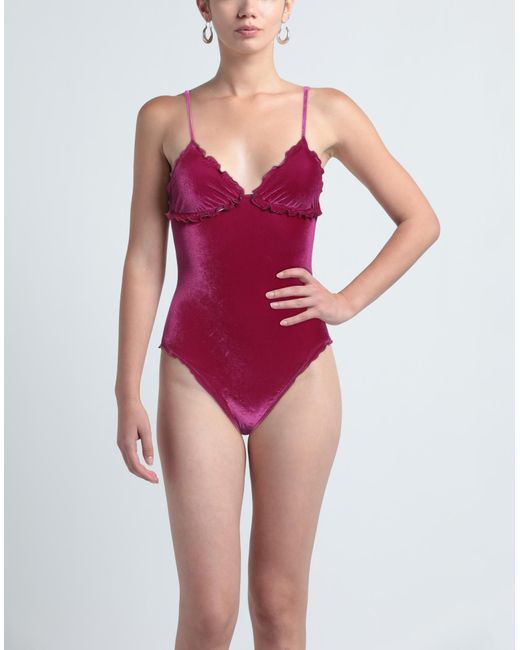 WIKINI Red One-piece Swimsuit