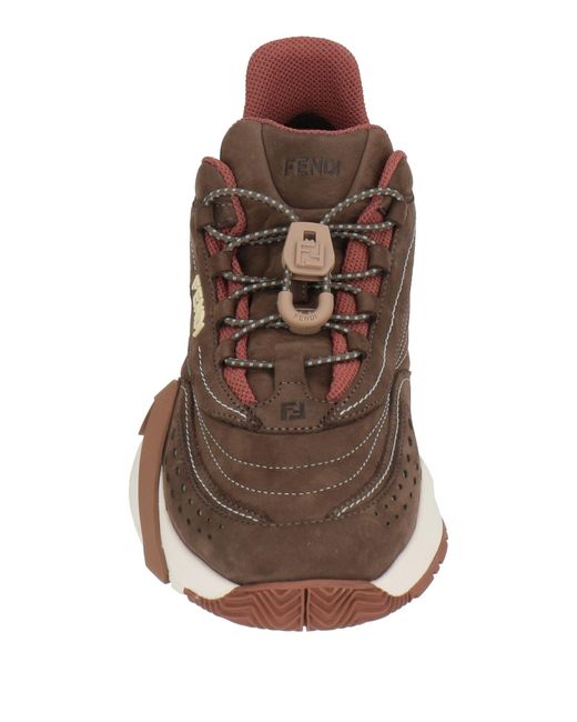 Fendi Brown Trainers