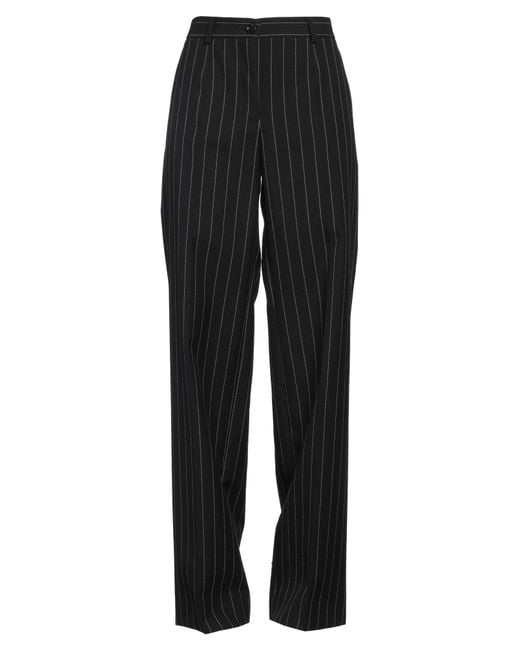 Dolce & Gabbana Black Pants Virgin Wool