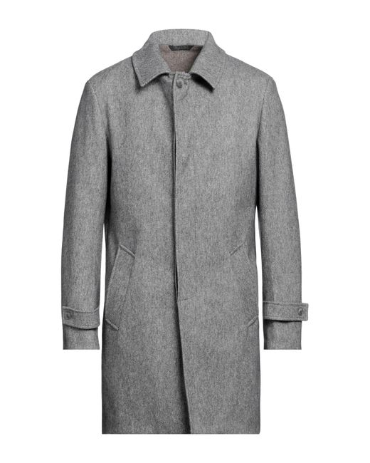 Massimo Rebecchi Gray Coat for men