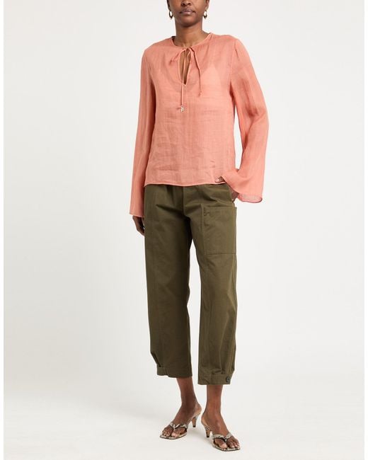 Fisico Pink Top Ramie