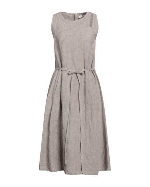 ToneT Gray Midi Dress