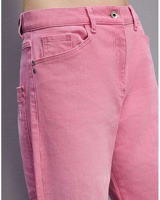 Pantalon en jean Patrizia Pepe en coloris Pink