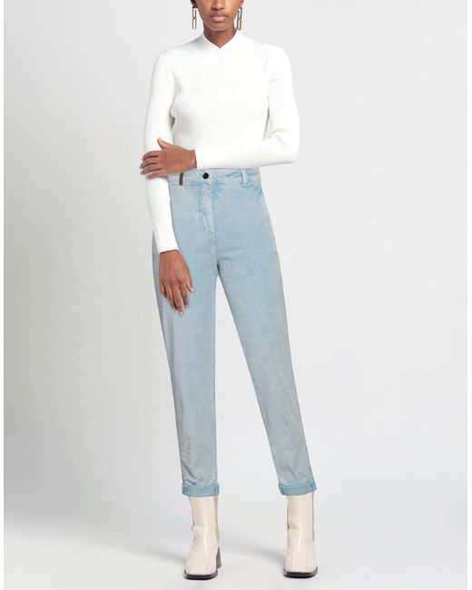 Peserico Blue Trouser