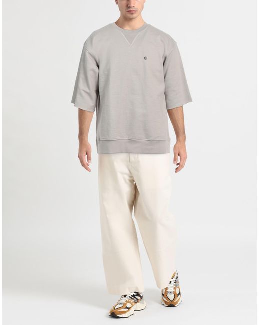 Sudadera A PAPER KID de hombre de color Gray
