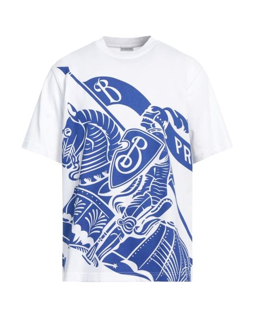 Burberry Blue T-Shirt Cotton for men