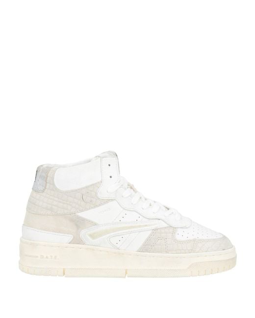 Date White Sneakers Leather