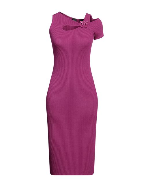 Pinko Purple Midi Dress
