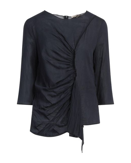 Hache Blue Top Cotton