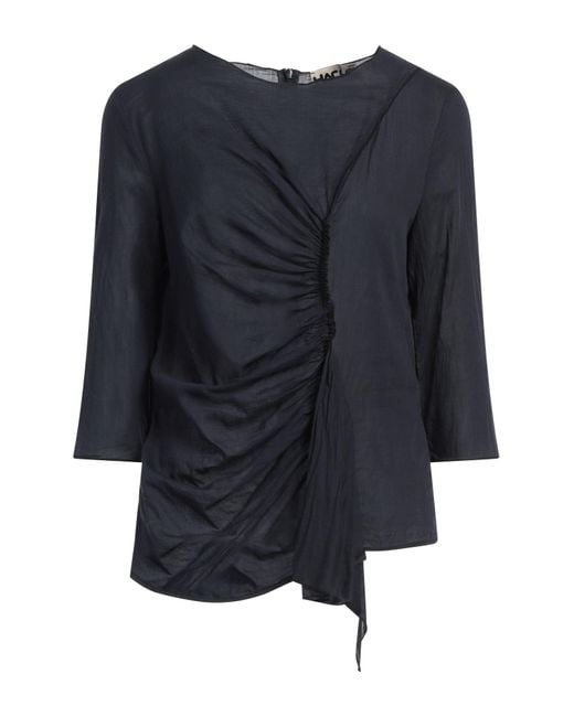 Hache Blue Top Cotton