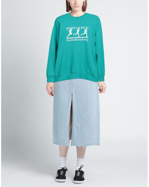 Sweat-shirt Sporty & Rich en coloris Blue