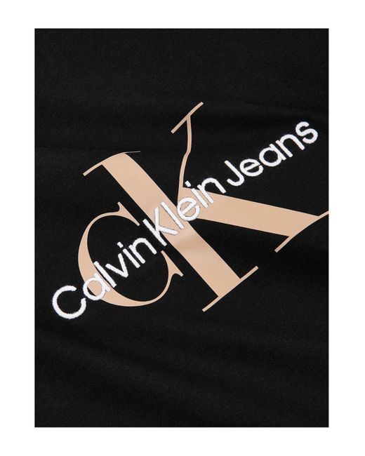 T-shirt Calvin Klein pour homme en coloris Black