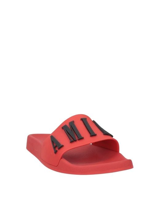 Amiri Red Sandals for men