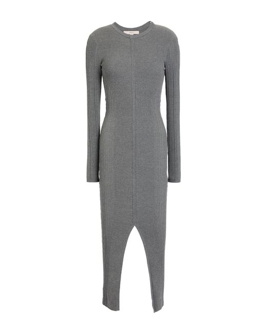 REMAIN Birger Christensen Gray Midi-Kleid