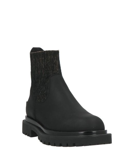 Blauer Black Stiefelette