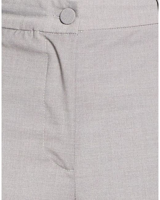 ViCOLO Gray Light Pants Polyester, Viscose, Elastane