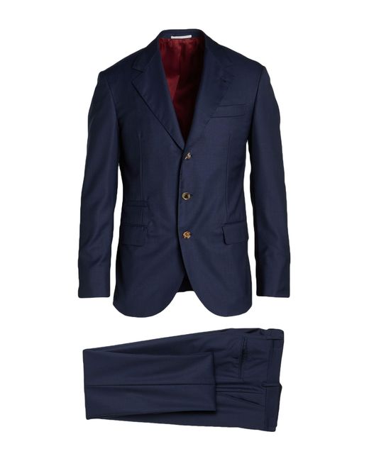 Traje Brunello Cucinelli de hombre de color Blue