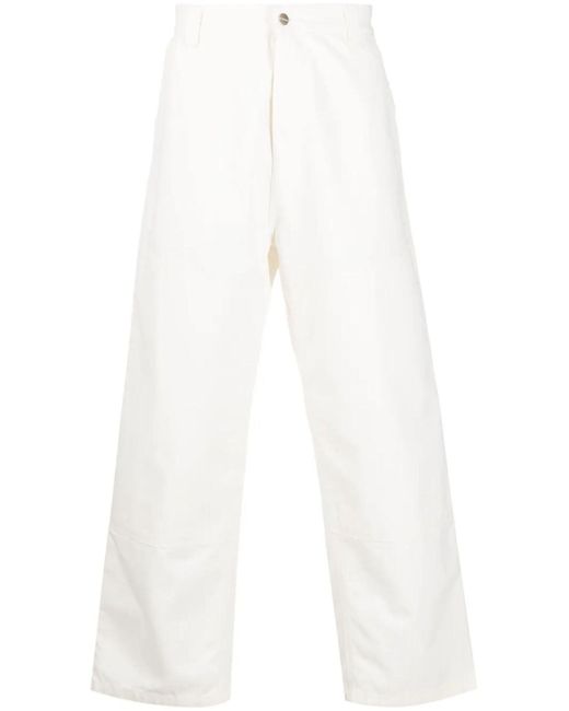 Pantalon à empiècements contrastants Carhartt pour homme en coloris White