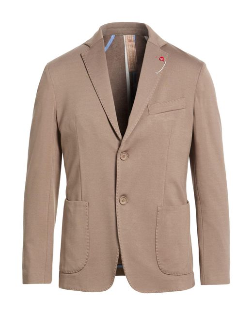 BERNESE Milano Brown Blazer Viscose, Polyamide, Elastane for men