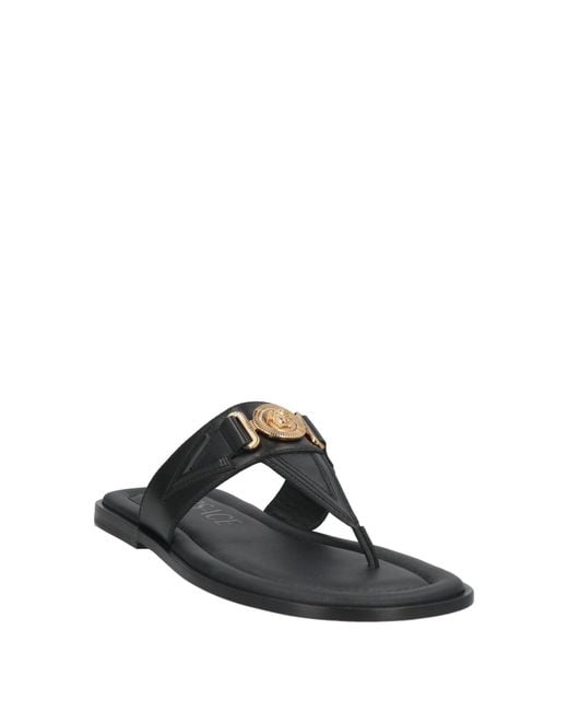 Versace Black Thong Sandal for men