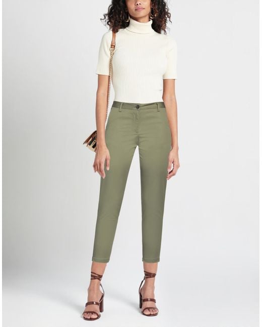 White Sand Green Trouser