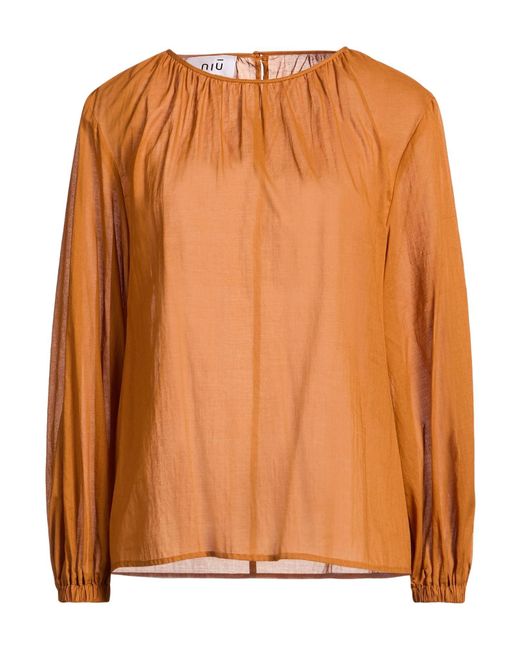 Top Niu de color Orange