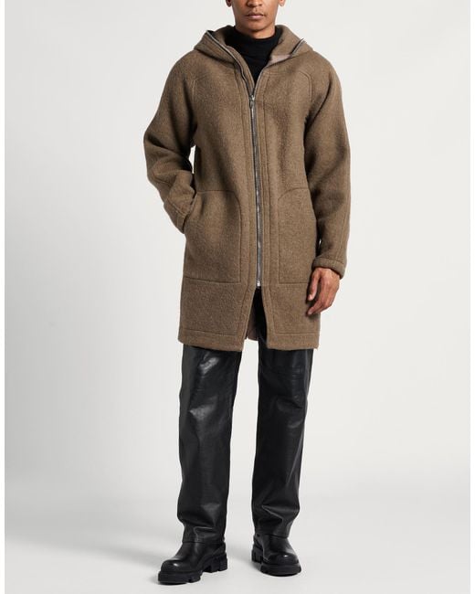 Rick Owens Brown Coat for men