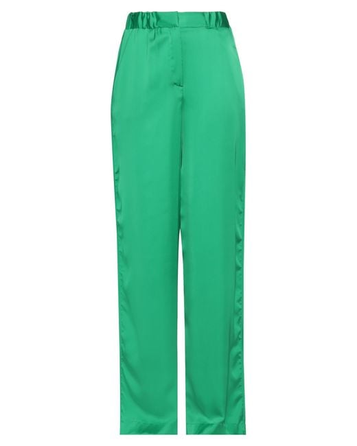 SIMONA CORSELLINI Green Pants Polyester