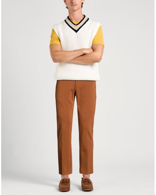 Daniele Alessandrini Brown Pants for men