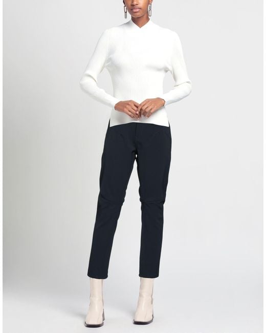 ALESSIA SANTI Blue Midnight Pants Polyester, Elastane