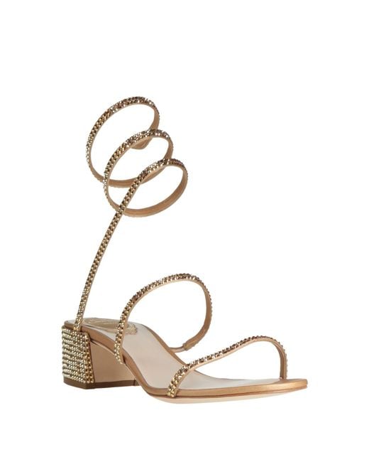 Rene Caovilla Metallic Sandale