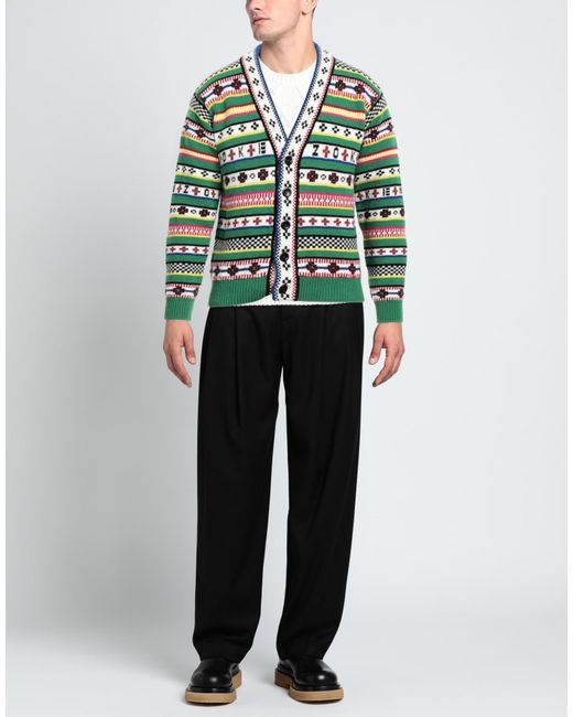 KENZO Green Cardigan for men