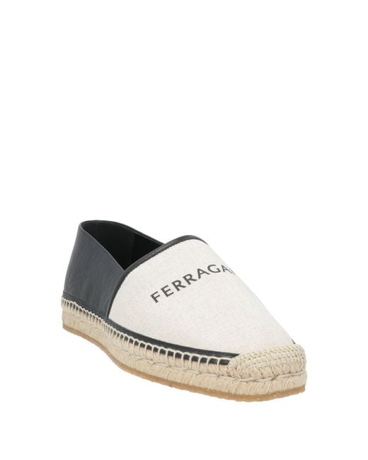 Ferragamo White Espadrilles
