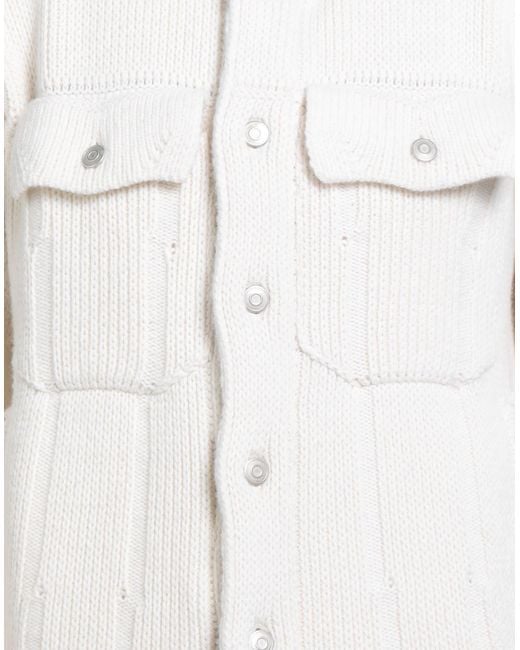 Roberto Collina White Jacket Wool, Cashmere for men